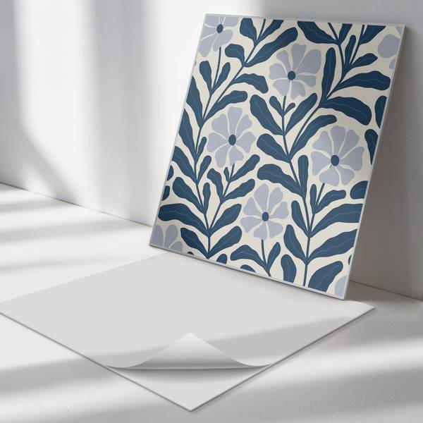 Fliesen Blumen Flora Frisch 4er Set 50 x 50 cm