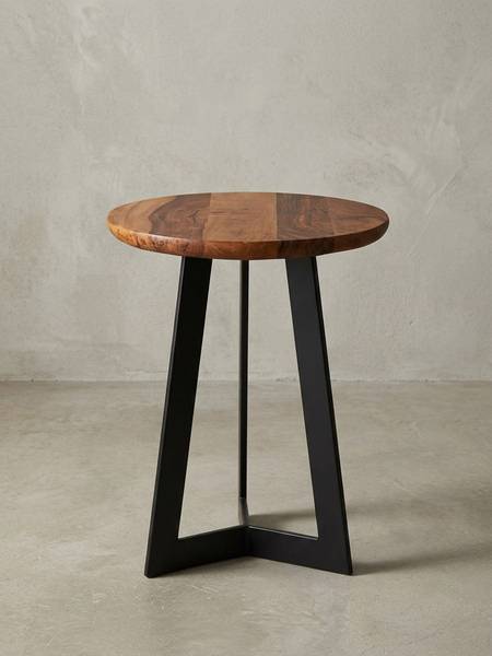 Beistelltisch ORTISEI Braun - Sheesham - 35 x 45 x 35 cm