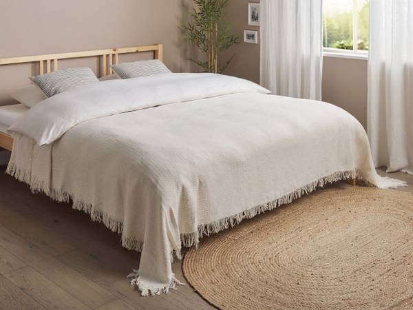 Plaid YERBENT Blanc - 220 x 240 cm