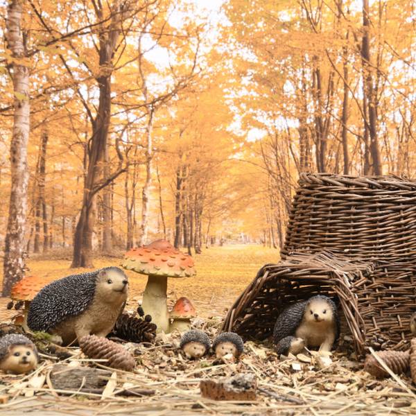 Gartenfigur Igel Braun - Harz - 9 x 8 x 15 cm