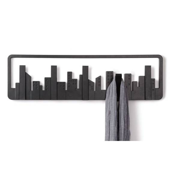 Garderobenleiste Skyline Schwarz