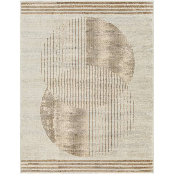 Laagpolig Vloerkleed MONTEVIDEO lichtbruin - 120 x 170 cm