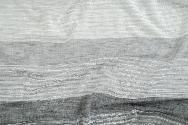 Vorhang grau anthrazit streifen Grau - Textil - 140 x 245 x 140 cm