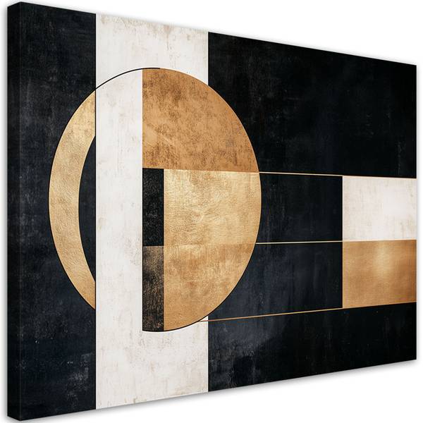 Canvas schilderij Geometrie 90 x 60 cm