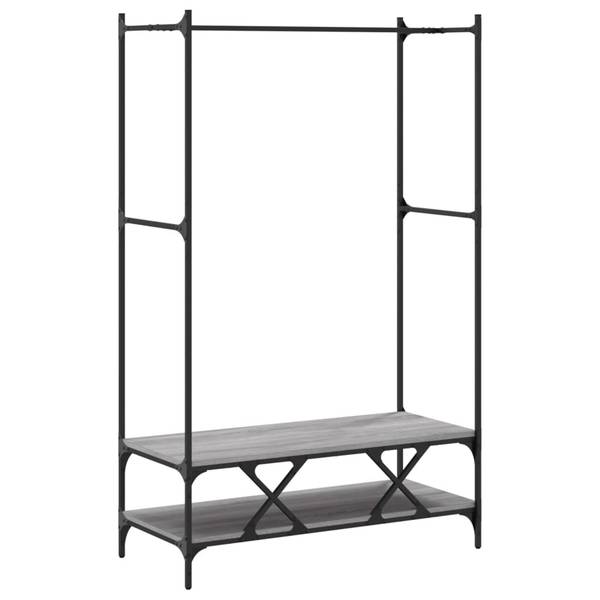 Kleiderständer 834203 Grau - Holzwerkstoff - 45 x 163 x 100 cm