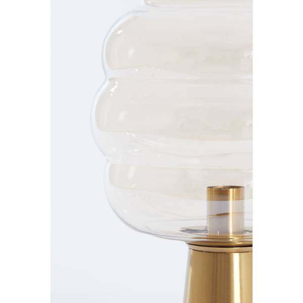 Lampe de table MISTY Orange - Verre clair - 30 x 46 x 30 cm