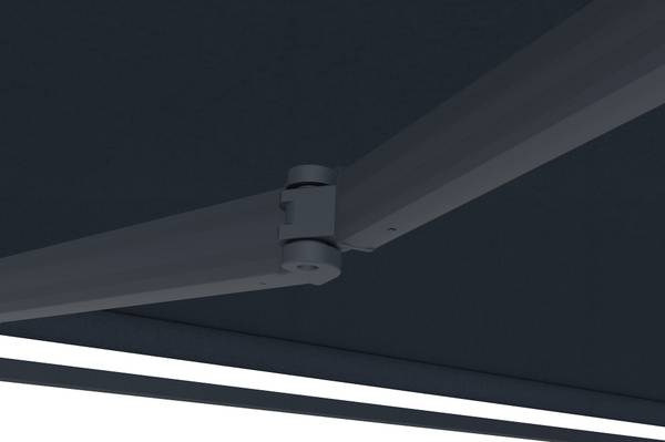 Monoblock Markise VECCHIO Grau - Polyester - 250 x 270 x 295 cm