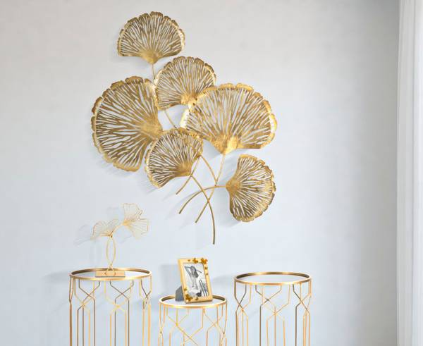 Wanddekoration  Itis Gold - Metall - 6 x 101 x 78 cm