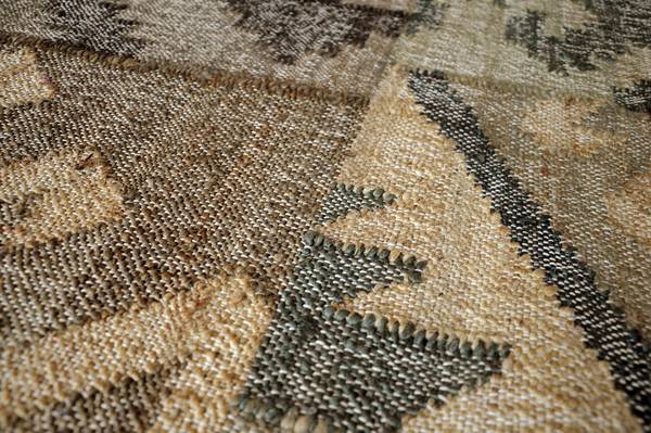 Handgefertigter Teppich Arkadien Textil - 160 x 230 x 1 cm