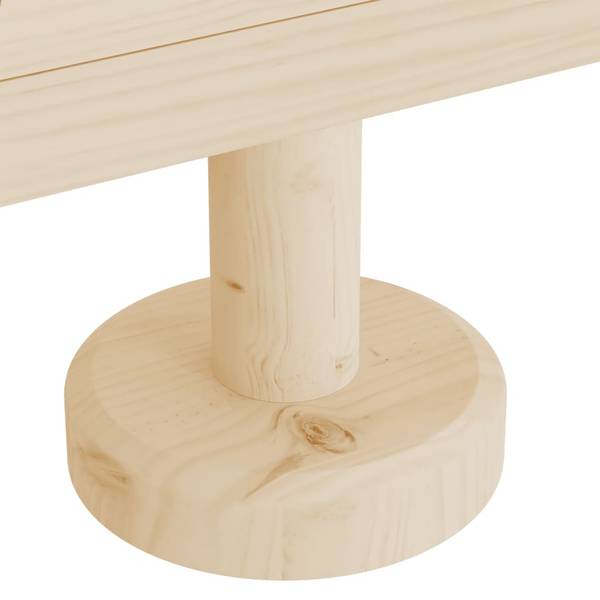 Weihnachtsbäume 2 Stk. D5017 Braun - Massivholz - 15 x 30 x 15 cm