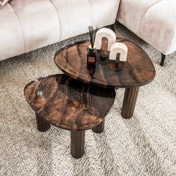 Couchtisch ECLIPSE Glas - 51 x 35 x 37 cm