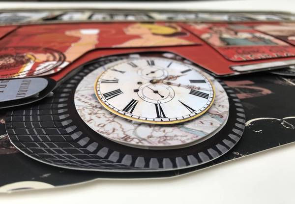 3D-Collage-Bild Volkswagen Van Vintage 1 Acrylglas - 70 x 50 x 3 cm