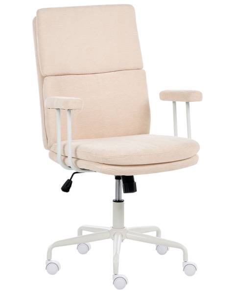 Bürostuhl VERO Beige - Schwarz - Weiß