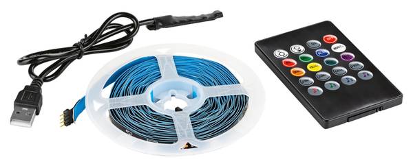 LED-Strip EASYMAXX Blau - Kunststoff - 1 x 1 x 1 cm