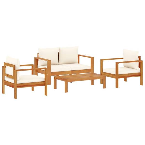Garten-Lounge-Set 3033743-1 (4-teilig) Creme