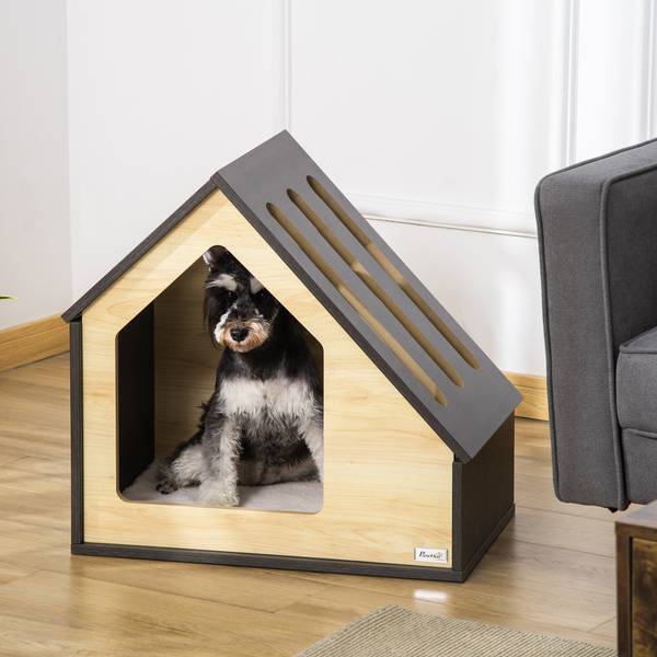 Hundehütte D02-120 Braun - Holzwerkstoff - 40 x 60 x 60 cm