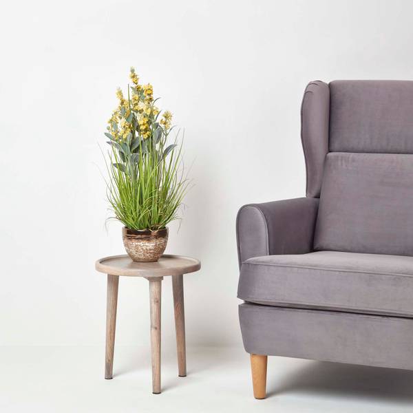 Kunstblumen Lavendel Gelb - Polyester PVC - 25 x 66 x 66 cm
