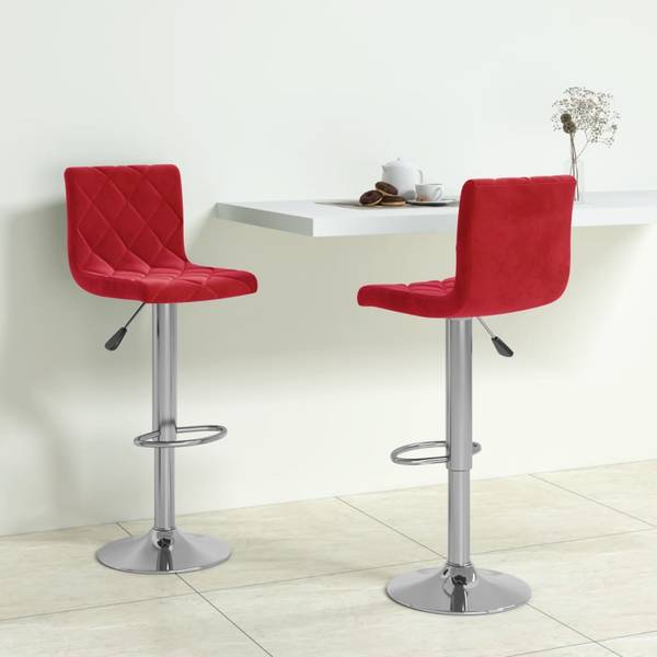 Barhocker 3007075 (2er Set) Rotbraun