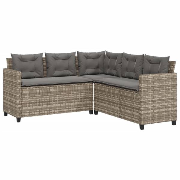 Gartensofa 3034094-2 (2-teilig) Grau