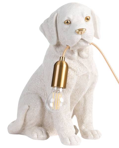 Tischlampen LUCKY Weiß - Kunststoff - 28 x 41 x 23 cm