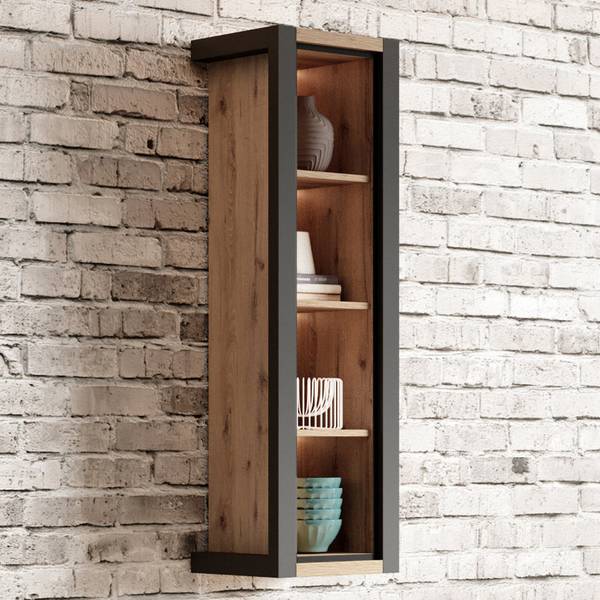 Wohnzimmer-Set ACCRA-83-8 5er-Set Braun - Holzwerkstoff - 180 x 128 x 41 cm