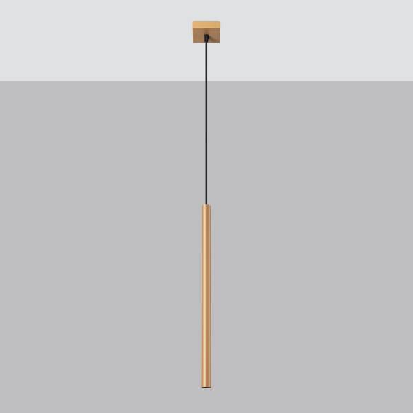Pendelleuchten Pastelo LED 3000K Gold - Stahl - 4 x 120 x 4 cm
