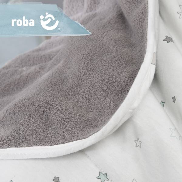 Kuscheldecke Sternenzauber II Weiß - Textil - 80 x 1 x 80 cm