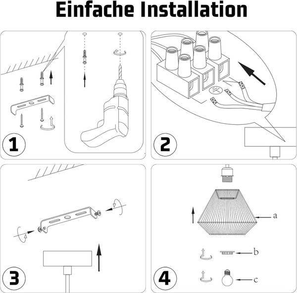 Pendelleuchte DGA Schwarz - Gusseisen - 25 x 25 x 145 cm