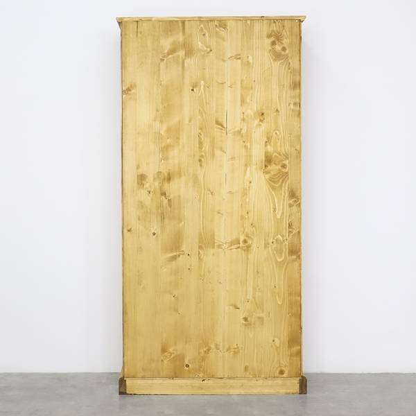 Vitrine Jagna Gelb - Fichte - 100 x 200 x 38 cm