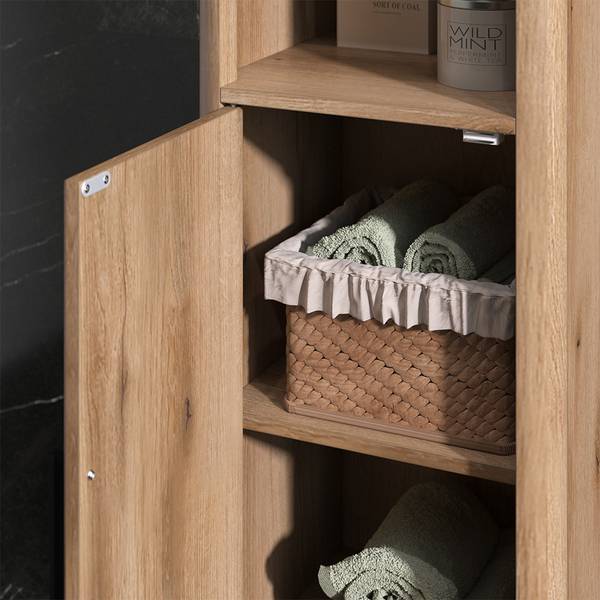 Midischrank Skara 58705 Braun - Holzwerkstoff - 30 x 90 x 30 cm
