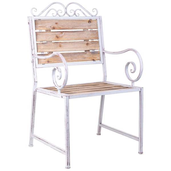 Stuhl Jardin Mueble Grau - Metall - 60 x 100 x 54 cm