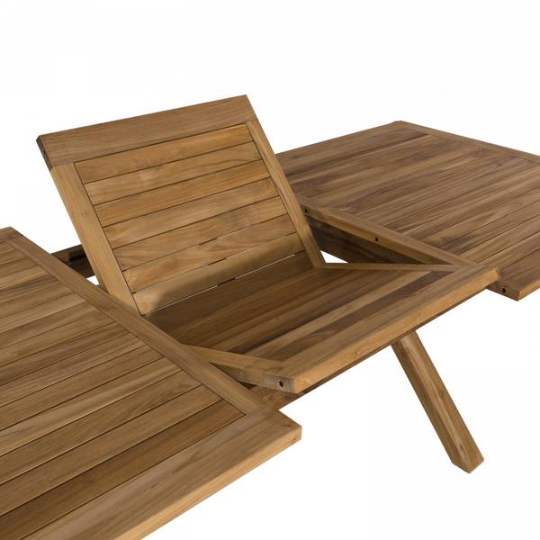 Gartenlounges - Mahlzeiten HARRIS Braun - Teakholz - 100 x 75 x 180 cm