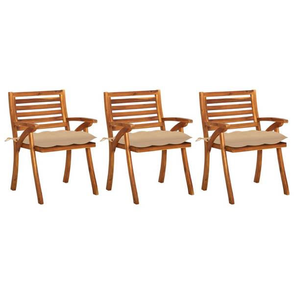 Esszimmerstuhl 3012934-2 (3er Set) Beige