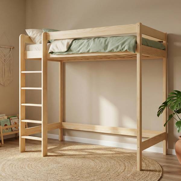 Hochbett HBL180N6 Holz - 87 x 167 cm