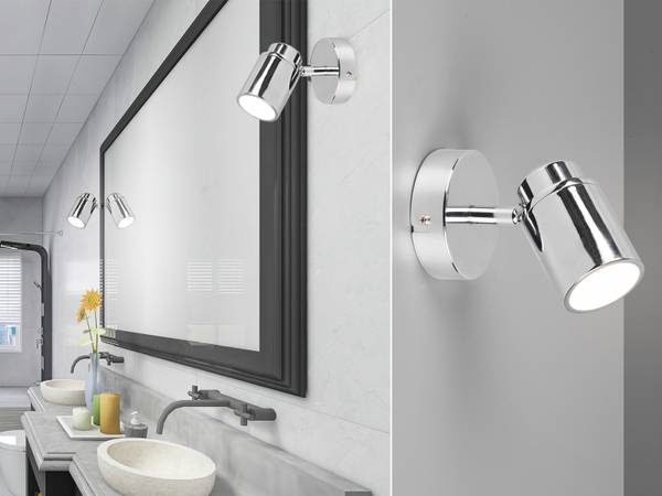 Wandleuchte Calpa Silber