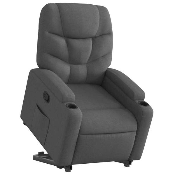 Fauteuil inclinable levage 3032386-1 Gris foncé - Gris