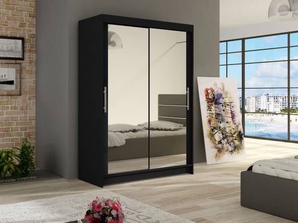Kleiderschrank Miami VII Schwarz