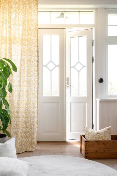 De Mina Vorhang 2er-pack Braun - Textil - 140 x 1 x 280 cm