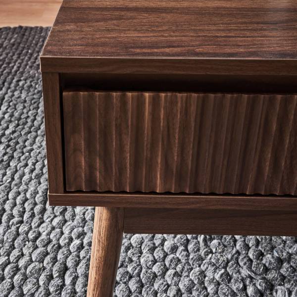 Couchtisch Linear Braun - Holz teilmassiv - 59 x 39 x 110 cm