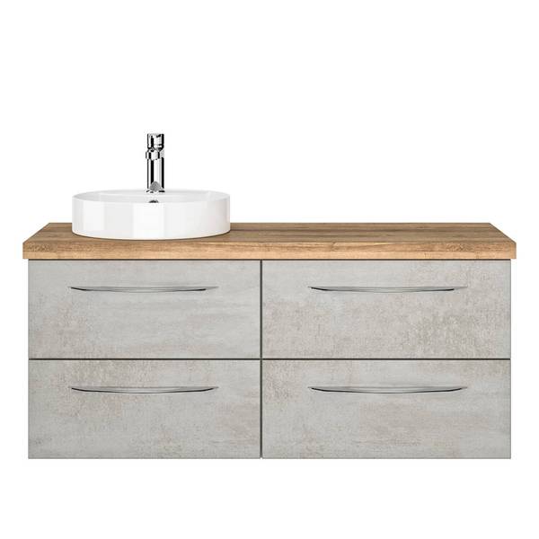 Waschtisch VILLATORO-66-64 Grau - Holzwerkstoff - 118 x 61 x 45 cm