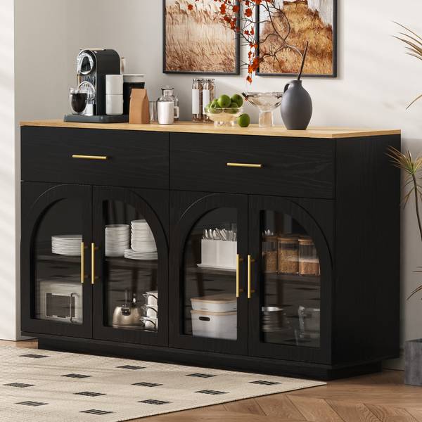Sideboard Neptunus Ⅰ Schwarz