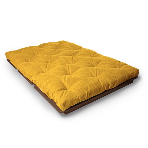 Futon Stuhl LAYTI-140, Buchenholz Gelb