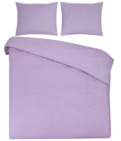 Dekbedovertrek Home (2-delig) lila - Breedte: 140 cm
