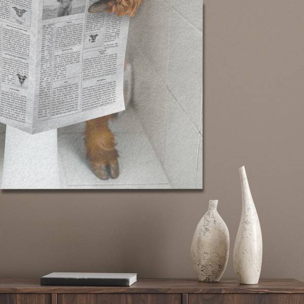 AKUSTIKBILD Hochlandrind 60 x 80 cm