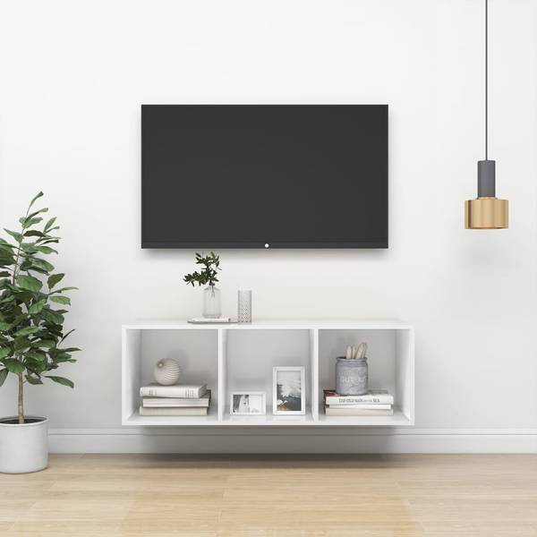 Tv-kast 3007906 wit - Hoogte: 107 cm