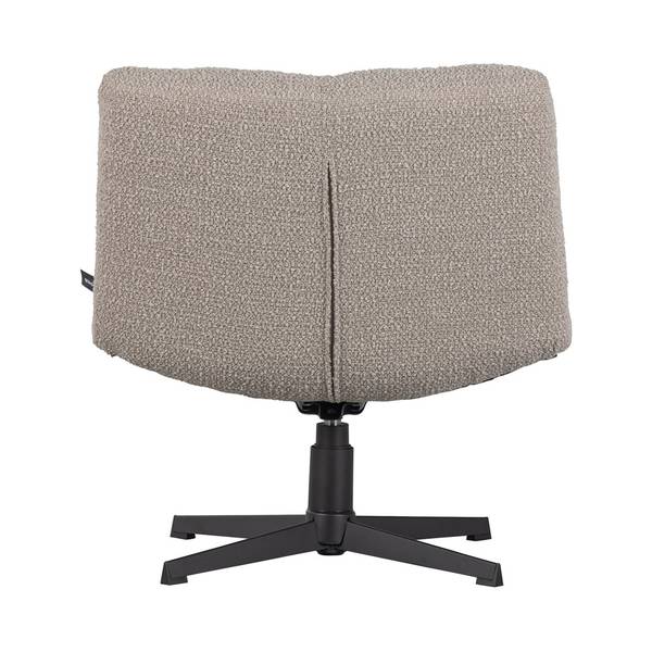 Fauteuil design Vinny Gris - Microfibre - Polyester - Polyéthylène - 75 x 80 x 75 cm