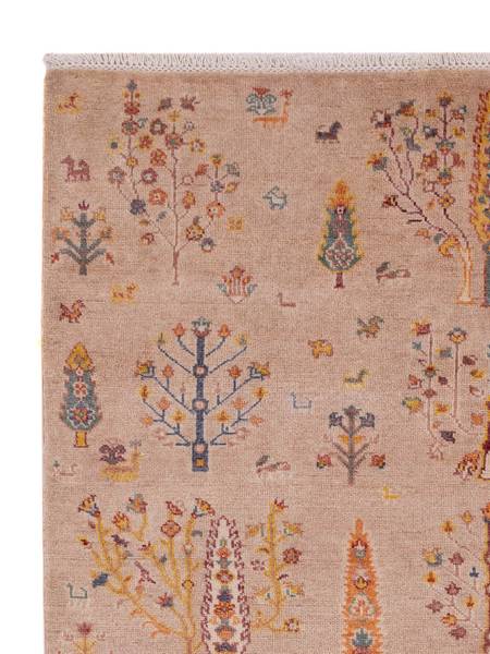 Orientteppich Oriental Beige - Naturfaser - 169 x 1 x 224 cm