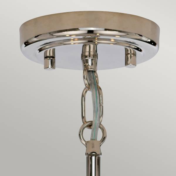 Kula 5 lustre Argenté - Verre - Métal - 68 x 35 x 68 cm