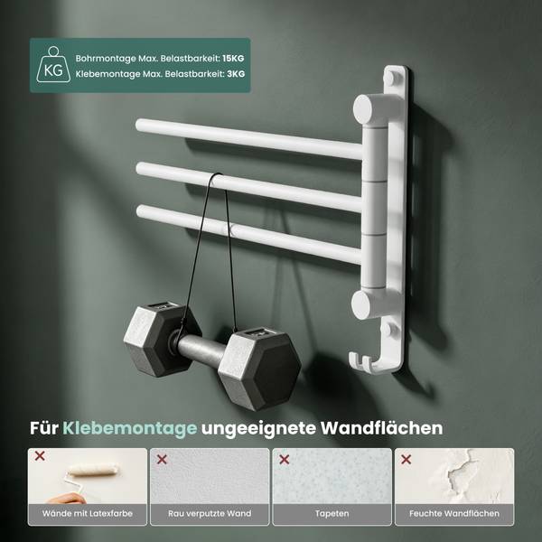Handtuchhalter Tavrin-06 Weiß