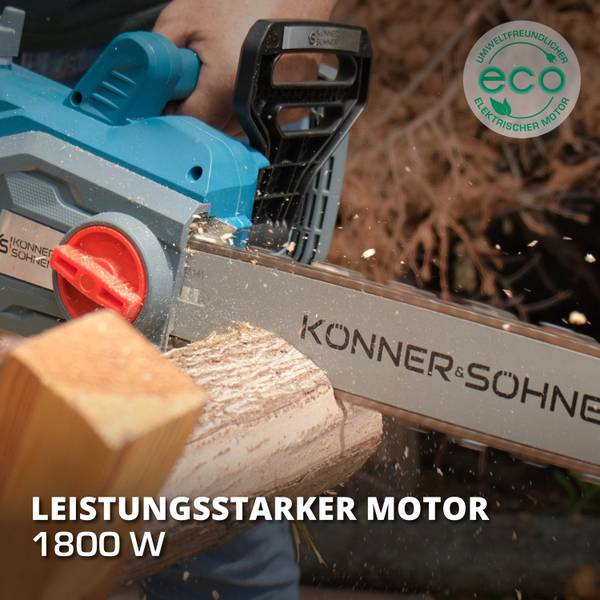 Elektro-Kettensäge KS CS1800-14 Blau - Kunststoff - 29 x 20 x 50 cm